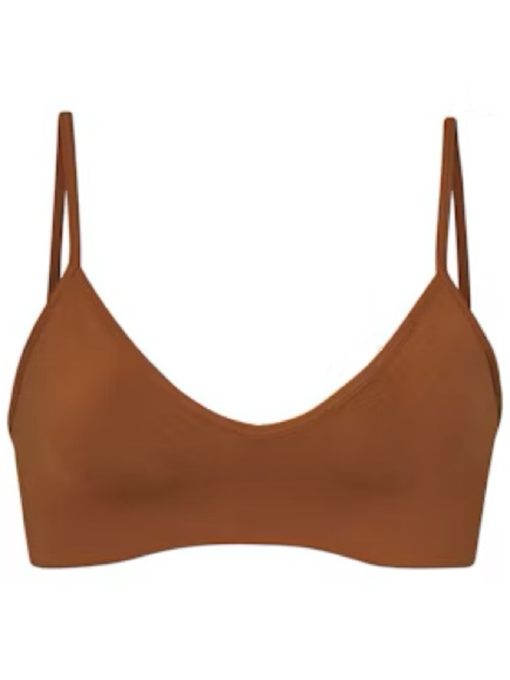 Skins soft smoothing bralette in copper